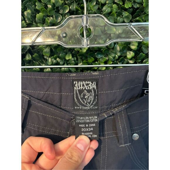 KUHL MENS NYLON GRAY ZIP OFF PANTS SIZE 30x34 - Picture 3 of 5
